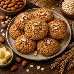 Oats Almond Cookies