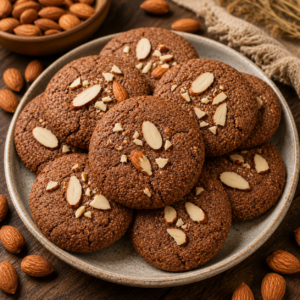 Ragi almond cookies